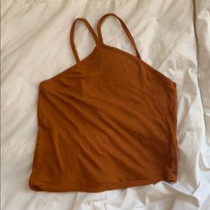Orange tank top